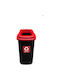 Plafor Waste Bin Recycling Plastic Black 28lt 1pcs