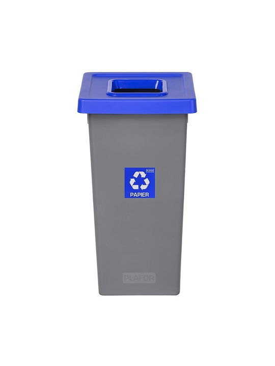 Plafor Waste Bin Recycling Plastic Gray 53lt 1pcs