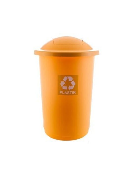 Plafor Abfalleimer Recycling Kunststoff Gelb 50Es 1Stück