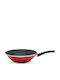 Wok Granit Inducție Din Aluminiu Cu Acoperire Din Piatră 28cm