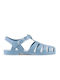Women's Flat Sandals in Blue Color