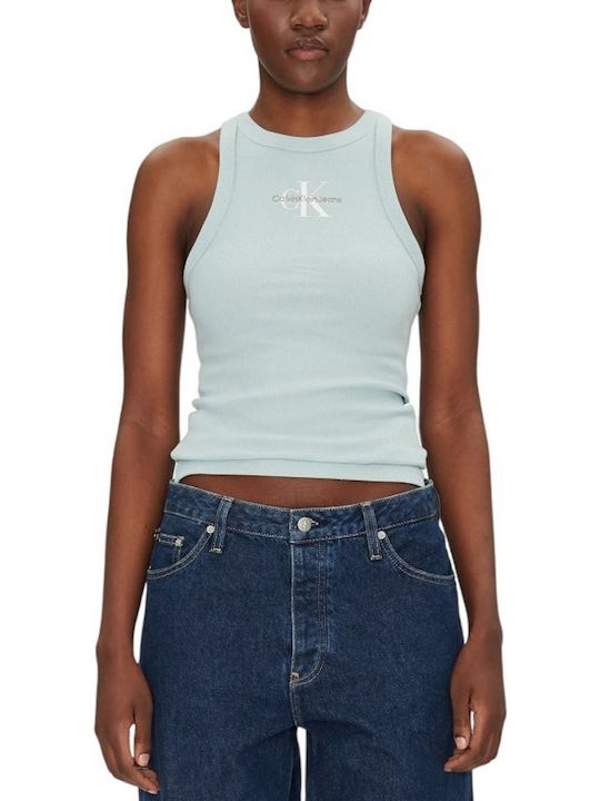 Calvin Klein Bluza Damă Fără Mâneci Albastru Cloud