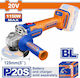 Wadfow WLAPB530 Polizor unghiular 125mm Baterie Fără perii 20V Solo