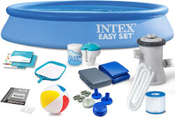 Intex Schwimmbecken Runde Aufblasbare Hellblaue Intex Schwimmbecken Runde Aufblasbare Hellblaue
