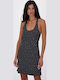 Summer Mini Dress Dark Grey