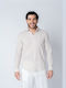 Cu mânecă lungă In Cămașă White, Beige