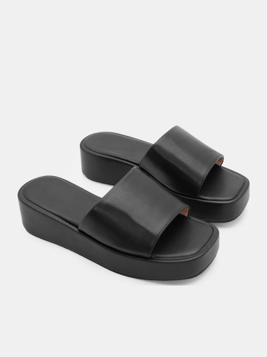 Luigi Women's Platform Shoes Black