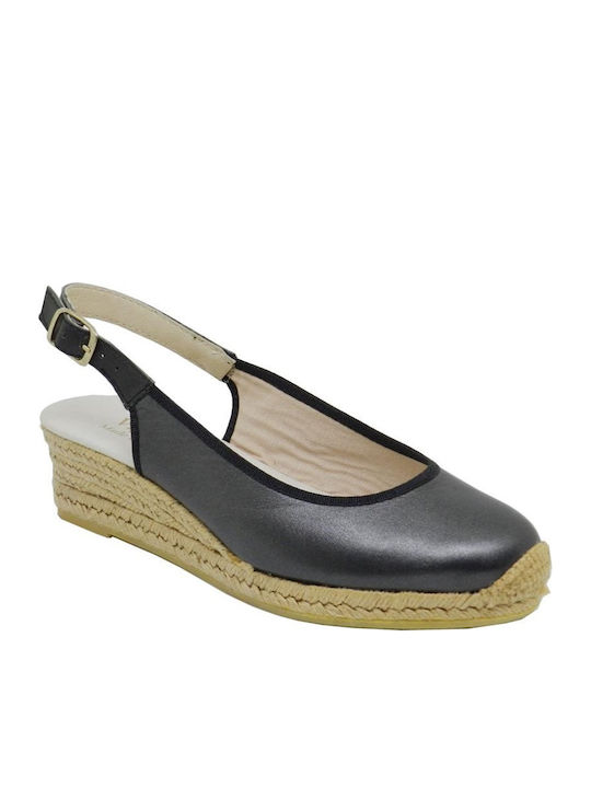 Anatomic Women's Platform Espadrilles Black