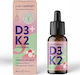 JMN D3+K2 Liposomal Vitamin for Immune System Boost & Bone Health 2000iu 45mcg 30ml