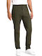 Trousers Chino Elastic in Regular Fit Khaki