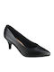Leder Pumps Schwarz