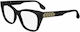 Victoria Beckham Women's Acetate Butterfly Prescription Eyeglass Frame