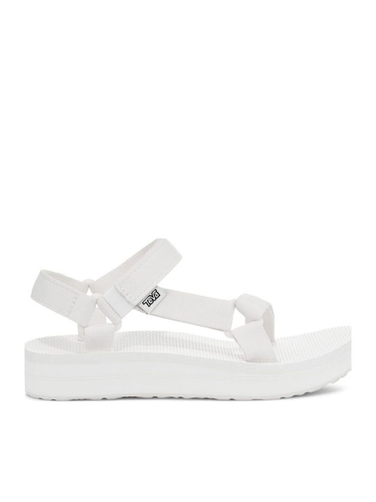 Teva Дамски Сандали Sporty Платформи Бели