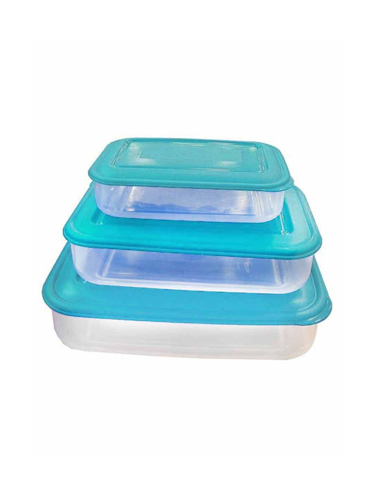 Happy House Microwave Plastic Lunch Box 3pcs