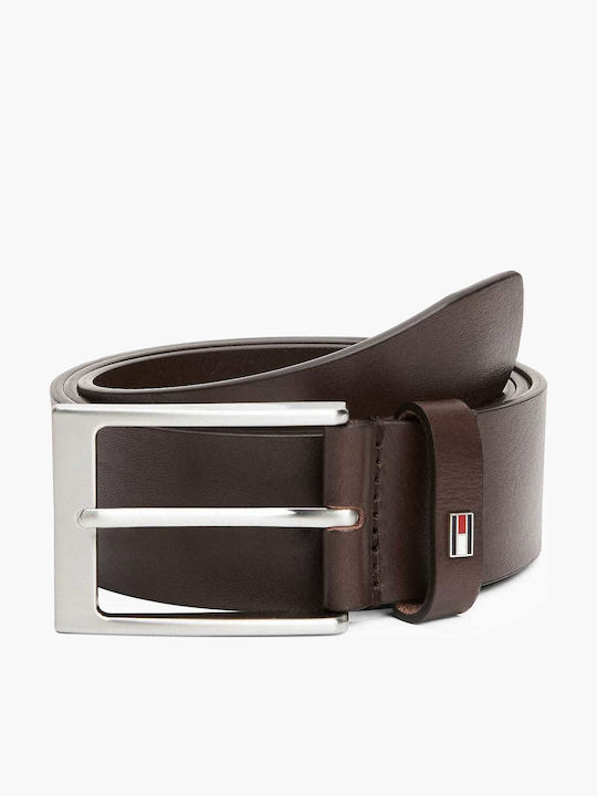 Tommy Hilfiger Layton Men's Belt Leather Brown