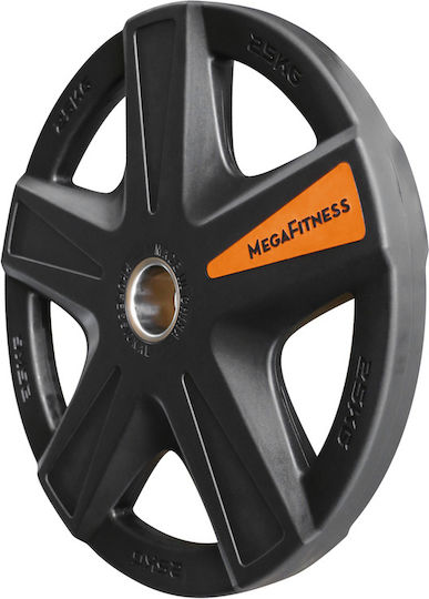 MegaFitness Δίσκος Ολυμπιακού Τύπου 1 x 25kg Φ50mm με Λαβές