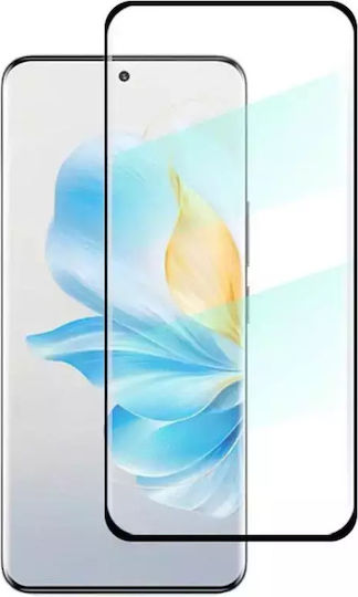 Techwave 5D 0.3mm Full Glue Full Face Tempered Glass Μαύρο (Honor 200 Smart)