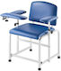 Vevor Phlebotomy Chair Blood Draw Chair Adjustable Armrests Flip Arm