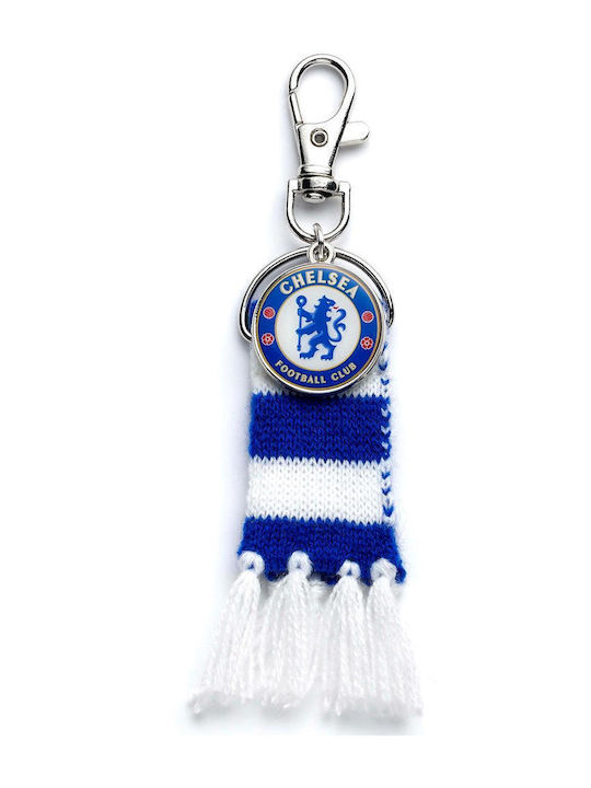 Carat Shop Chelsea Fc Blue Stripe Scarf Logo Backpack Hanger Cfcbh002 5055583462665