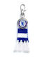 Carat Shop Chelsea Fc Blue Stripe Scarf Logo Backpack Hanger Cfcbh002 5055583462665