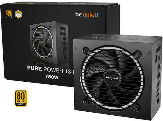 Be Quiet Pure Power 13 M 750W Black Computer Power Supply Full Modular 80 Plus Gold