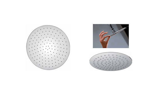 Stainless Steel Paini Showerhead 20x20cm Code 1182 Inox Glossy