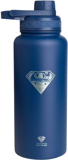 SmartShake Sports Μπουκάλι Θερμός Πλαστικό 960ml Superman Logo