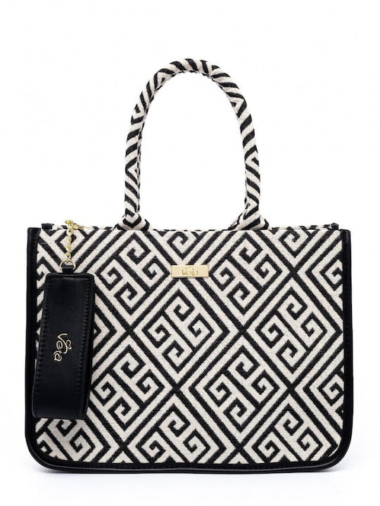 Veta Damentasche Handtasche Schwarz
