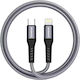 Riversong USB-C to Lightning Cable 27W Γκρι 1.2m (CL50)
