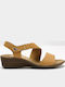 Anatomic Women's Leather Platform Shoes Tabac Brown