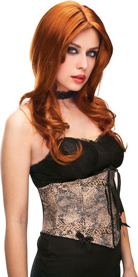 Μακριά Καστανοκόκκινη Περούκα Pleasure Wigs Jessie Red
