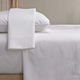 Hotel Sheet 90x200+28 Single Super 60 Cotton-Polyester Palatex White Fitted