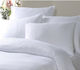 Hotel Sheet 180x200+28 King Size Percale Cotton Satin Striped 1cm Regal Palatex White Fitted Satin Cotton Striped