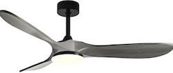 GRC Tech Ventilator De Tavan 107cm Cu Lentile De Mărire Gri / Negru 21-HJ856/42/GB GRC Tech Ventilator De Tavan 107cm Cu Lentile De Mărire Gri / Negru 21-HJ856/42/GB