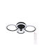 Spot Light Ceiling Mount Light Black with Integrated LED