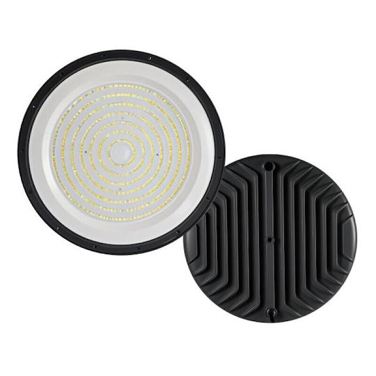 Spot Light Φωτιστικό Καμπάνα 100W Ψυχρό Λευκό 11000lm με Ενσωματωμένο LED Μαύρο