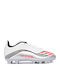 F50 Messi Club Kids Molded Soccer Shoes Cloud White / Lucid Red / Silver Metallic