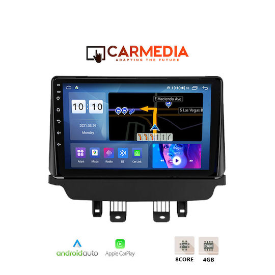 Carmedia Ηχοσύστημα Αυτοκινήτου για Mazda CX-3 2014 (Bluetooth/USB/WiFi/GPS/Apple-Carplay/Android-Auto) με Οθόνη Αφής 9"