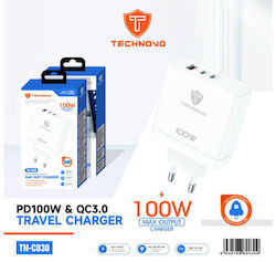Technovo TN-C030 Αντάπτορας 100W Technovo TN-C030 Αντάπτορας 100W