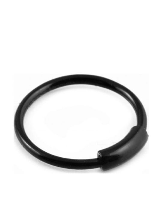 Amalfi Accessories Nasenpiercing aus Silber Schwarzes