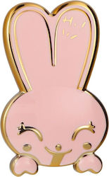 Phone Stand Rabbit Stick-on Pink Oem