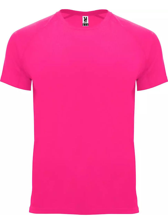 Roly Bahrain Sportliches T-Shirt Fuchsie