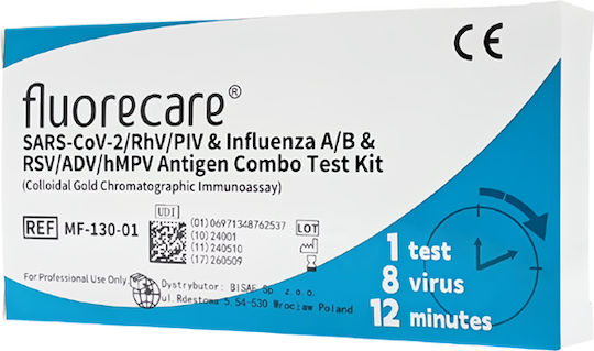 Microprofit Biotech 1Stück SARS-CoV-2 / RHV / PIV & INFLUENZA A/B & RSV / ADV / HMPV
