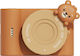 The Zoofamily Zoo Friends Bear Παιδική Φωτογραφική Μηχανή 32MP Πορτοκαλί