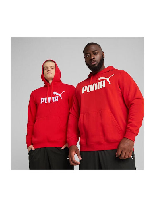 PUMA Sweatshirt with Hood Red