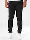 Herren Jeanshose Elastisch mit Slim Passform Black