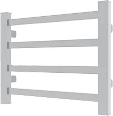 Elmark Ηλεκτρική Πετσετοκρεμάστρα 70W 53x42cm Λευκή