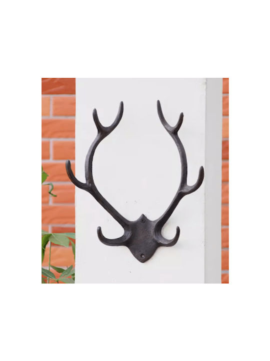 Cremastă de Perete din Fontă Deer 27cm 17cm Gri 9472 Lal-sz