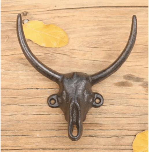 Cast Iron Wall Hanger Taurus Grey 9471 Lal-sz