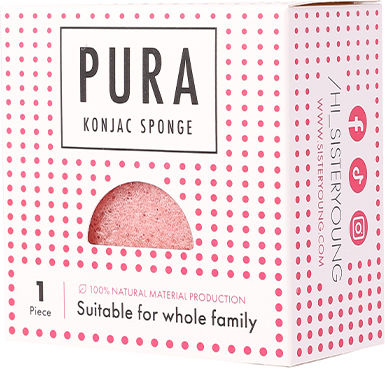 Sister Young Pura Σφουγγάρια Konjac Καθαρισμού Προσώπου